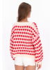 myMo Women Cardigan in red multicolor