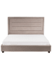 Beliani Wasserbett ROUEN in Beige - (W) 168 x (H) 112 x (L) 214 cm