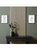 Homestyle4u Akustikpaneel 60x120 2er Set in Creme