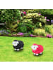relaxdays Gartenfigur Schaf in Pink