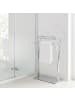 relaxdays Handtuchständer in Silber - (B)50 x (H)86 x (T)20 cm