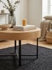 KADIMA DESIGN Couchtisch | Eiche-Look, Stauraum, Modern, Rund, Design