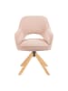 DUBI Möbel 2er-Set: Drehstuhl Mika-Lara in Rosa - (B)60 x (H)87 x  (T)65 cm