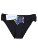 Aquarti Aquarti Damen Bikinihose mit seitlichen Raffungen in schwarz