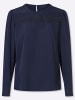 Sieh an! Tunika in marine