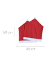 Home&Styling Collection Stuhlhussen, Nikolausmütze, 2er-Set in Rot, 60 cm
