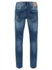 Timezone Slim Fit Jeans Stretch Denim Hose Stone Wash in Blau