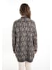 VIRITA Women Strick Cardigan in Anthrazit Mehrfarbig