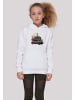 F4NT4STIC Hoodie Blumen Auto Hoodie in weiß