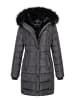 Navahoo Winterjacke Navahoo Lotusblüte Princess Damen Winter Steppjacke B897 in Anthrazit