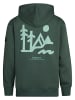 Petrol Industries Grafisches Hoodie Deschutes in Grün
