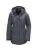 GOLDNER Kurzgröße:  Jacke mit Kapuze und Steppfutter in graphit