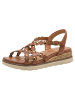 Tamaris WIDE FIT Sandalette in COGNAC NAPPA