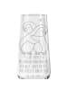 Mr. & Mrs. Panda Champagnerglas Pinguine Kuscheln mit Spruch in Transparent