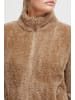 Oxmo Kapuzensweatjacke OXTelsa in Beige