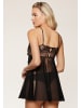 Linga Dore Linga Dore Babydoll in Schwarz