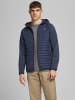 Jack & Jones Softshell Stepp Jacke mit Kapuze JJEMULTI in Navy