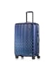 Pack Easy Flow 4 Rollen Trolley M 66 cm mit Dehnfalte in moroccan blau