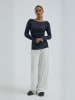 Seamless Basic T-Shirt Cotton in Midnight