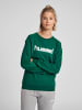Hummel Sweatshirt Hmlgo Cotton Logo Sweatshirt Woman in EVERGREEN