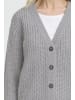 Oxmo Strickjacke OXEdna in Grau