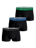 Björn Borg Boxershorts Cotton Stretch Trunk 3er Pack in schwarz