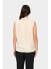 SAINT TROPEZ Ärmellose Bluse AileenSZ Gerade Passform in Fog