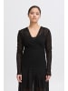 ICHI Langarm-Bluse IXLACEY Slim fit in Black