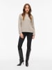 Vila Strickpullover in Silver Gray