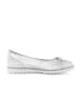 Gabor Sportliche Ballerinas in silber