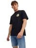 Jack & Jones T-Shirt JORFLORES BACK in Schwarz