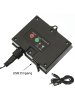 MARELIDA LED Solar Lichterkette 500 bernstein LED USB L: 11m in schwarz