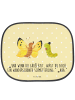 Mr. & Mrs. Panda Sonnenblende Auto Raupe Schmetterling mit Spruch in Gelb Pastell
