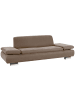 58 aufm Kessel SOFA 2,5-Sitzer Kaye Bezug Veloursstoff Metallfuß verchromt / sahara
