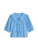Marc O'Polo DENIM Kurzarm-Crinkle-Matrosenbluse regular in Flaxflower Blue