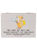Mr. & Mrs. Panda Holzkiste Squash Humor mit Spruch in Grau Pastell