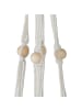 relaxdays 7-tlg. Makramee-Blumenampel Set in Creme
