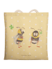 Mr. & Mrs. Panda Stofftasche Hummeln Kleeblatt ohne Spruch in Gelb Pastell