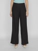 Vila Wide Leg Hose in Black Beauty