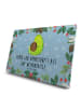 Mr. & Mrs. Panda Tee Adventskalender Avocado Pfeifen mit Spruch in Eisblau