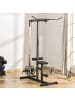 HOMCOM Kraftstation,107cm x 120cm x 190cm,schwarz