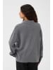 Soaked in Luxury Strickpullover SLSanja Lockere Passform in Grey Melange