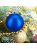 relaxdays 100-tlg. Weihnachtskugeln Set in Blau