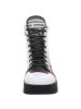 Mustang Schnürstiefelette in weiss