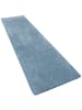 Snapstyle Hochflor Velours Läufer Teppich Luna in Blau