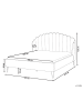Beliani Doppelbett AMBILLOU in Beige/Gold - (W) 177 x (H) 126 x (L) 214 cm