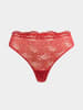 Erlich Textil  String CLASSY LACE STRING in granatapfel