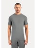 SMILODOX T-Shirt Delian in Grau