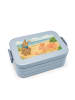 Mr. & Mrs. Panda Snackbox Hasen Muschel Design ohne Spruch in Blau Pastell