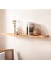 FineBuy Wandregal in Braun / Akazie / 120x20x3